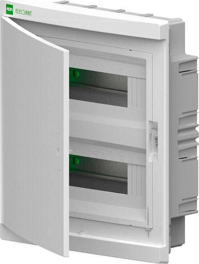 Elektro Plast Walled Electrical Fuse Box 2 Rows 12 Elements