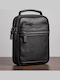 Herren Ledertasche Schulter / Crossbody Schwarz