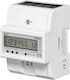 Orno Digital Three-Phase Rail Kilowatt Meter for Electrical Panel