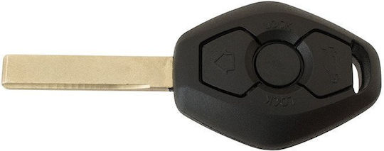 Bmw 3 E36 E46 5 E39 7 E38 X3 E83 X5 E53 Remote Control Housing 3 Buttons Straight Blade