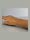 Style Damentrailing Armband Kette mit Blumenmuster aus vergoldetem Edelstahl