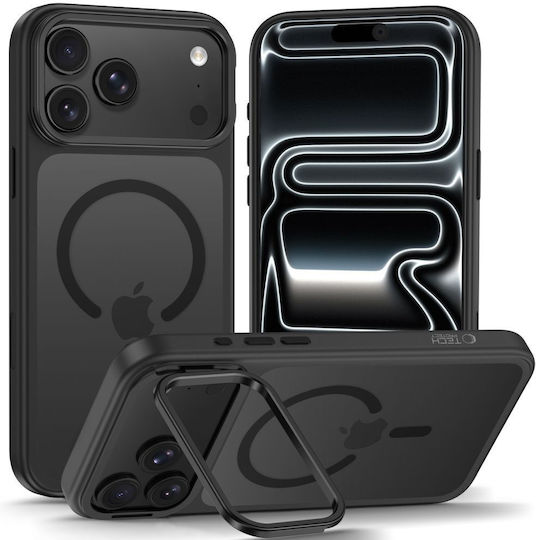 Tech-protect Magstand Magsafe Cc Iphone 17 Pro Max 18 Pro Max Матово Черен 5906302341184