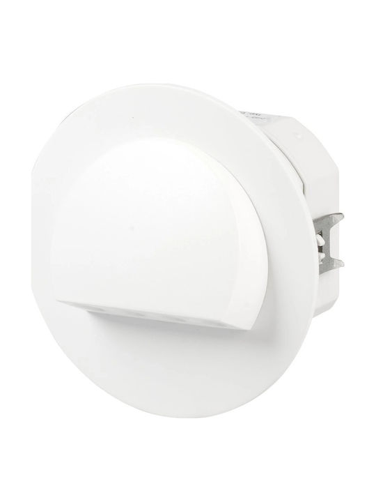 Zamel LED Стенно Осветително Тяло Бяло 7.3x7.3x5см