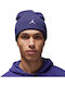 Peak Beanie Unisex Σκούφος Πλεκτός σε Μωβ χρώμα