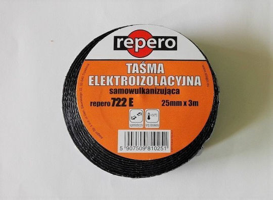 Selbstvulkanisierende Isolierbänder 25mm x 3m Schwarze