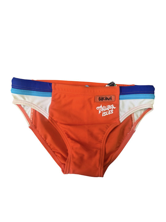 MiandMi Costum De Baie Pentru Copii Slip Portocaliu