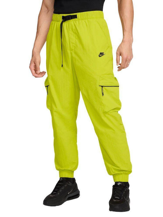 Nike Tech Cargo Παντελόνι Φόρμας Κίτρινο