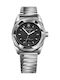 Digital Men's Watch 39mm Solar with Silver Stainless Steel Bracelet