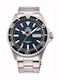 Orient Mako Men's Automatic Watch with Silver Stainless Steel Bracelet