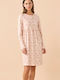 Noidinotte Winter Cotton Women's Nightgown Salmon