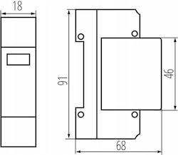 Kanlux Panel Lightning Protection Type T2 Single Pole Maximum Discharge Current 20kA Kanlux Panel Lightning Protection Type T2 Single Pole Maximum Discharge Current 20kA