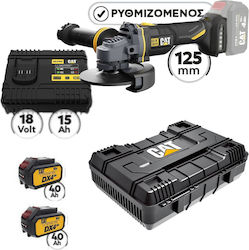 CAT DX3010B Τροχός 125mm Μπαταρίας Brushless με...