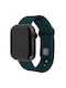 Σετ Αθλητικών Λουριών Σιλικόνης Fixed Apple Watch 38 40 41 Mm Σκούρο Πράσινο Fixsst2-436-drgre