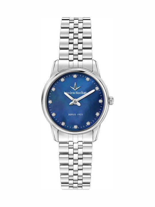 Lucien Rochat Womens Battery Watch With Silver Steel Bracelet