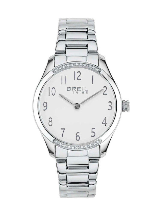 Breil Women's Watch Battery with Silver Stainless Steel Bracelet