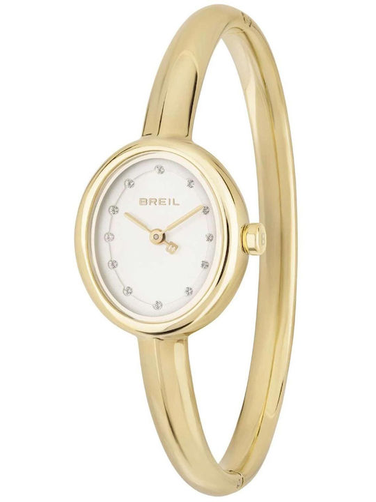 Breil Women's Watch Battery with Gold Stainless Steel Bracelet