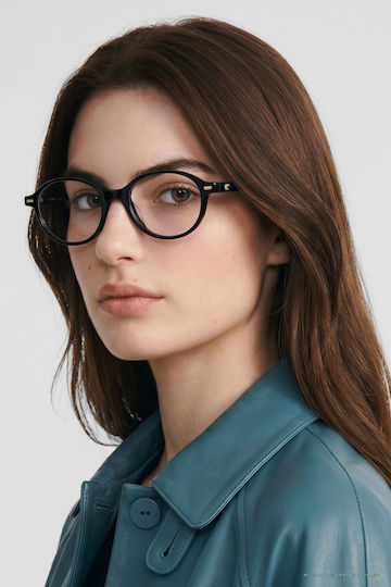 Damen Acetat Brillengestelle Schwarz 3116 807