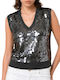 Women's Sleeveless Top Grey