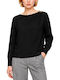 Women's Summer Long Sleeve Blouse Black