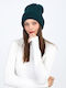 Unisex Beanie Strickmütze in Türkis Farbe