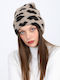 Beanie Unisex Strickmütze in Beige Farbe