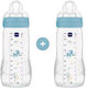Mam Set Plastic Baby Bottles Easy Active Anti-c...