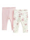 Set Kinderleggings Lang Mehrfarbig