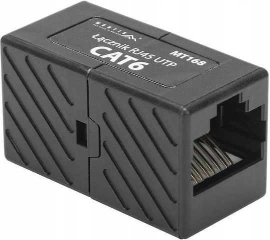 Montis Rj45 Utp Cat 6 Schwarz Netzwerkkabel-Adapter & -Verbinder