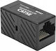 Montis Rj45 Utp Cat 5e Netzwerkkabel-Adapter Schwarz