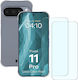 Bizonmobile Clear Pack Kit De Protecție 3-în-1 Bizon Salpa Huse 2 Folii Protectie Telefoane Bizon Glass Clare Compatibile Google Pixel 11 Pro Transparente