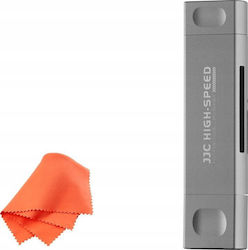JJC Kartenleser Speicherkarte Kartenleser JJC CR-UCL1 Graue SD microSD JJC Kartenleser Speicherkarte Kartenleser JJC CR-UCL1 Graue SD microSD