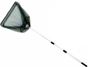 Baracuda Kw002 Plasă de pescuit triunghiulară Lungime totală 1.55 M Deschidere 40 Cm