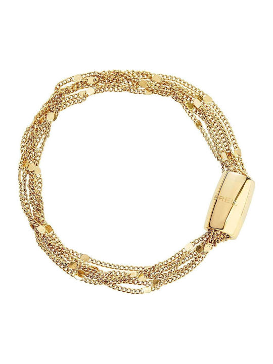 Breil Damentrailing Armband aus Edelstahl Vergoldet