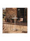 Barhocker aus Polypropylen Mocca 4 Stück 42x47,5x87 cm
