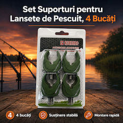 Set suporturi pentru undițe de pescuit 4 piese