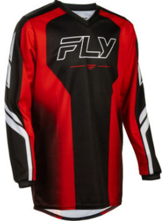 Παιδική Μπλούζα Μοτοκρός Fly Racing F-16 Raze Black Red White