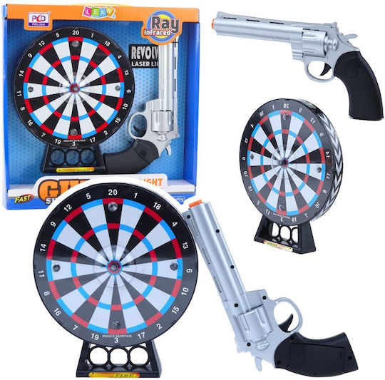 Lean Toys Περίστροφο Με Στόχο Παιδικό Πιστόλι