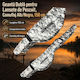 Double Fishing Rod Bag White Black Camouflage 150 Cm