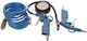 Druckluftwerkzeuge 5m 1/4" Luftschläuche Dl6 6-teiliges Set Profiair