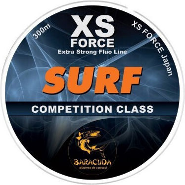 Fir Monofilament Din Nylon Baracuda Surf 300 M Portocaliu Fluorescent