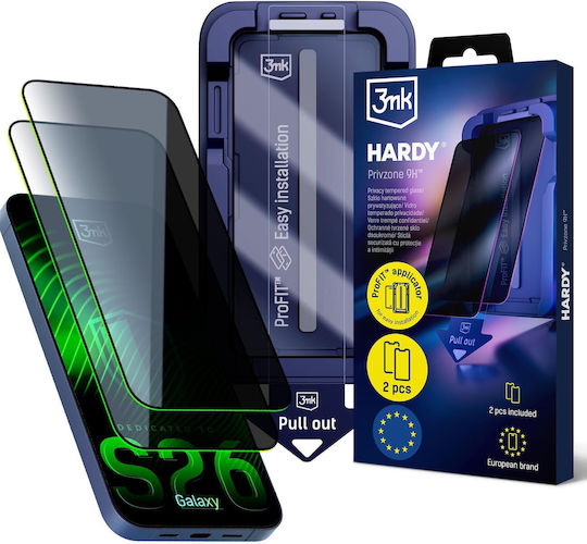 3mk Hardy Privzone 9h Screen Protector Compatible with Samsung Galaxy S26 5903108741651