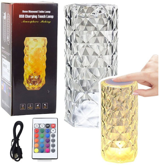 Lean Toys Led Παιδικό Διακοσμητικό Φωτιστικό Αφής Λευκό 22x9cm