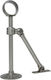 Brass Support Rod for Handrail Ø35 21cm Matte Nickel Metalor 075-8221