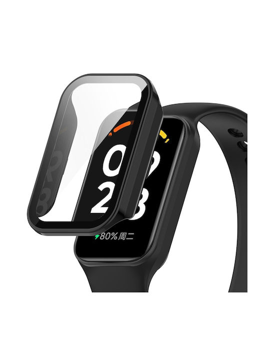 Προστατευτική Θήκη Ενσωματωμένο Τζαμάκι Xiaomi Smart Band 8 Active Redmi Smart Band 2 Watch Μαύρο Προστατευτική Θήκη Ενσωματωμένο Τζαμάκι Xiaomi Smart Band 8 Active Redmi Smart Band 2 Watch Μαύρο