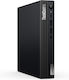 Lenovo ThinkCentre M70q Gen 5 Мини компютър (Core i7-14700T/32GB DDR5/1TB SSD/W11 Pro)