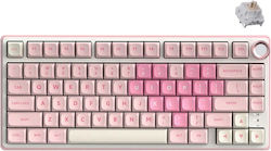 Royal Kludge R75 Gaming-Tastatur mit RGB-Beleuchtung (Englisch US) Rosa Royal Kludge R75 Gaming-Tastatur mit RGB-Beleuchtung (Englisch US) Rosa