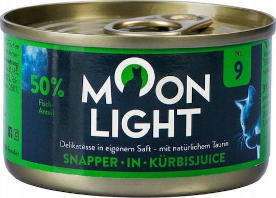 Moonlight Wet Food for Adult Cats in Cans with Pumpkin 80gr