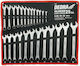 Set 25 Flat-ring Wrenches 6-32mm Ded1406