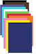 Justnote Cardboard 50x70cm Blue