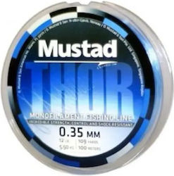 Mustad Hm Thor Mono Filament 1/4lbs Spool Πράσινο 0.45mm